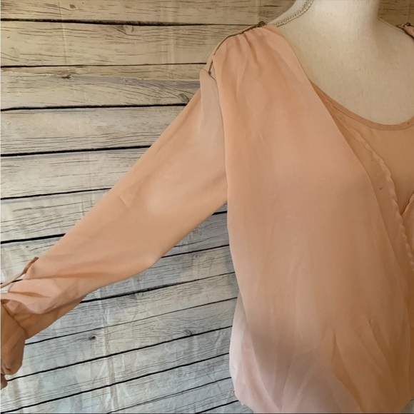 Indulge In Style Faux Wrap Blouse - Picture 4 of 13